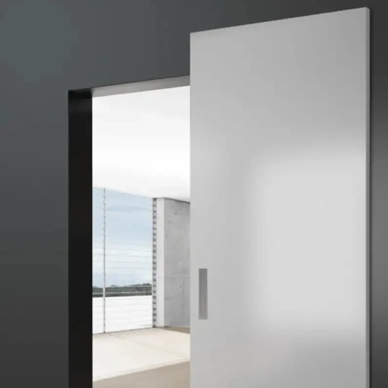 Shower Door Roller Wheel Slide Door Set Wall Roller Sliding Hidden Rail for Barn Door