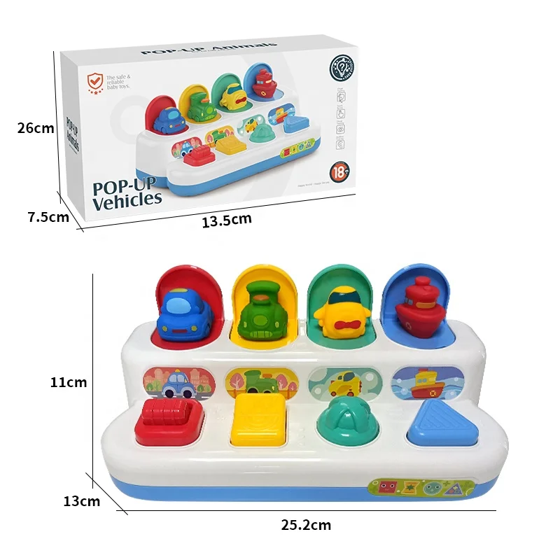 New Design Baby Toy Infant Pop Up Toy Montessori Baby Montessori Toys for 18 Months