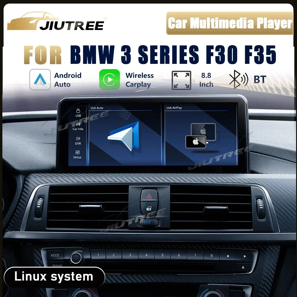 Linux system For BMW 3 Series F30 F35 2013-2019 Car Radio Wireless Carplay Android Auto 10.25Inch NBT EVO Multimedia Player