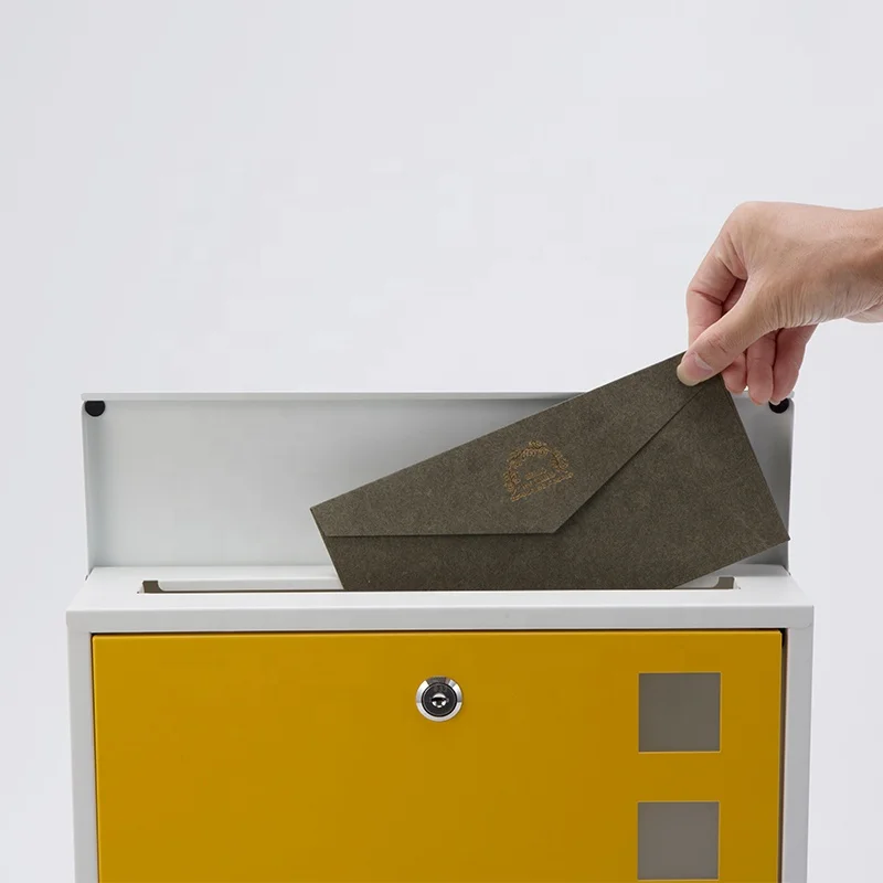 Modern Style Mailbox Wall Mount OEM Custom Post Boxes Secured Letter Box