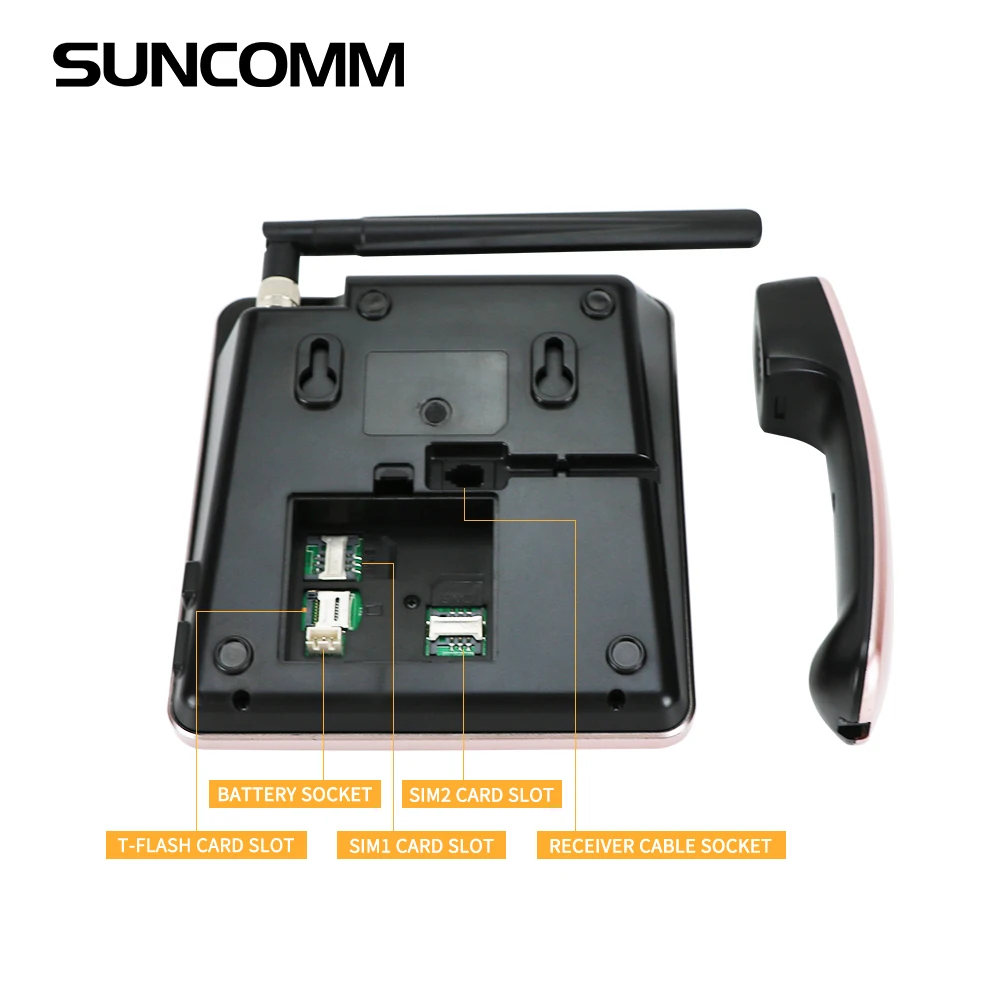 Высококачественный беспроводной Gsm-телефон SUNCOMM с ЖК-дисплеем беспроводные телефоны на большие