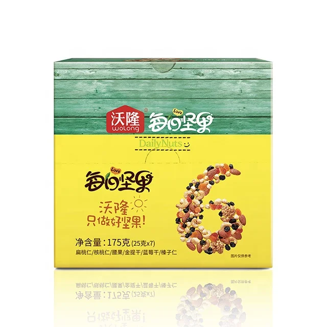 Wolong healthy mixed nut snack and dried fruits golden sultanas good for healthy
