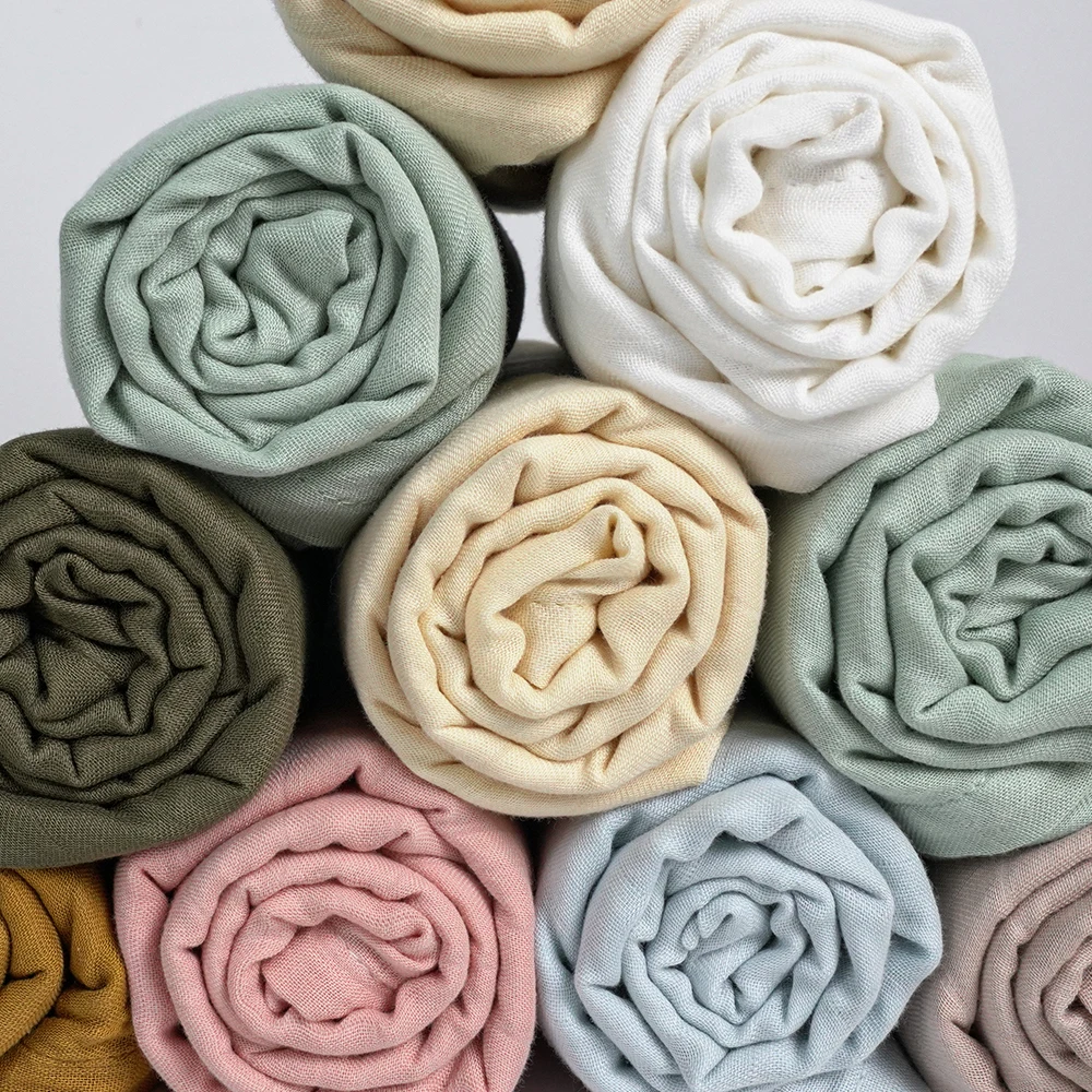 luxury newborn baby soft wrap receiving blankets baby set baby blanket bamboo muslin swaddle blankets wraps for new born