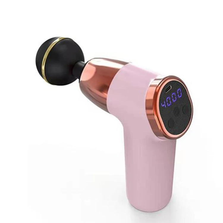 KH525 OEM (pink) Mini Electric Vibration Wholesale Rechargeable Massage Gun Body Massage Mini Muscle Relaxation Gun CE ROHS ABS