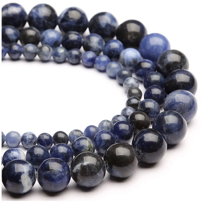 Natural Loose Stone Beads String Gemstone Perles Strand 4 Mm 6 Mm 8 Mm 10 Mm Round Smooth