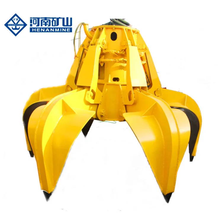 Excavator Grab or Grapple Bucket Rotating Hydraulic Scrap in Construction Machinery Parts Saw Forest for Sale