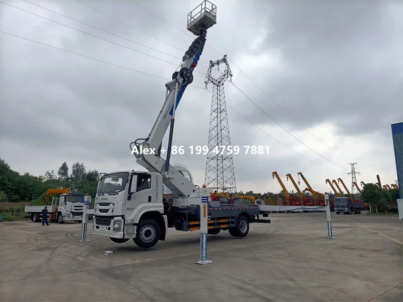 4x2 ISUZU 45m bucket truck manlift truck high working truck