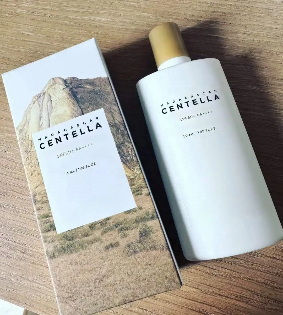 Korea cosmetic wholesale SKIN1004 Madagascar Centella Tea-Trica Soothing Sun Milk 50ml SPF 50+ pa+++