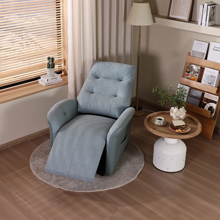 Tecforcare electric recliner chair living room furniture single recliner massage lift chair leather sofa for elderly
