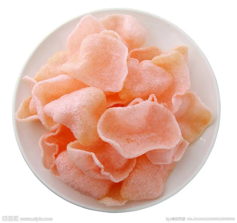  Закуска из сушеных морепродуктов чипсы креветки красочные или красные крекеры