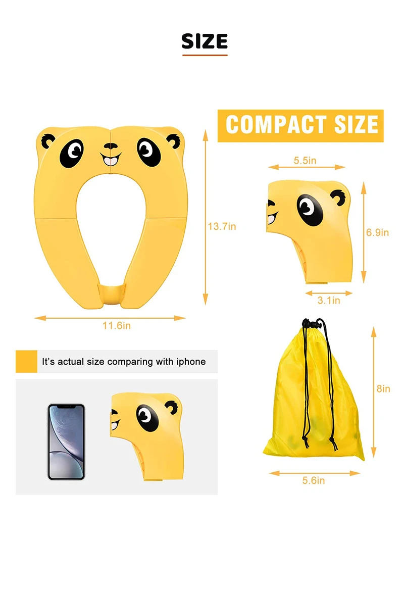 2022 New Hot Selling Folding Baby Pot Potty Toilet Training Seat For Child