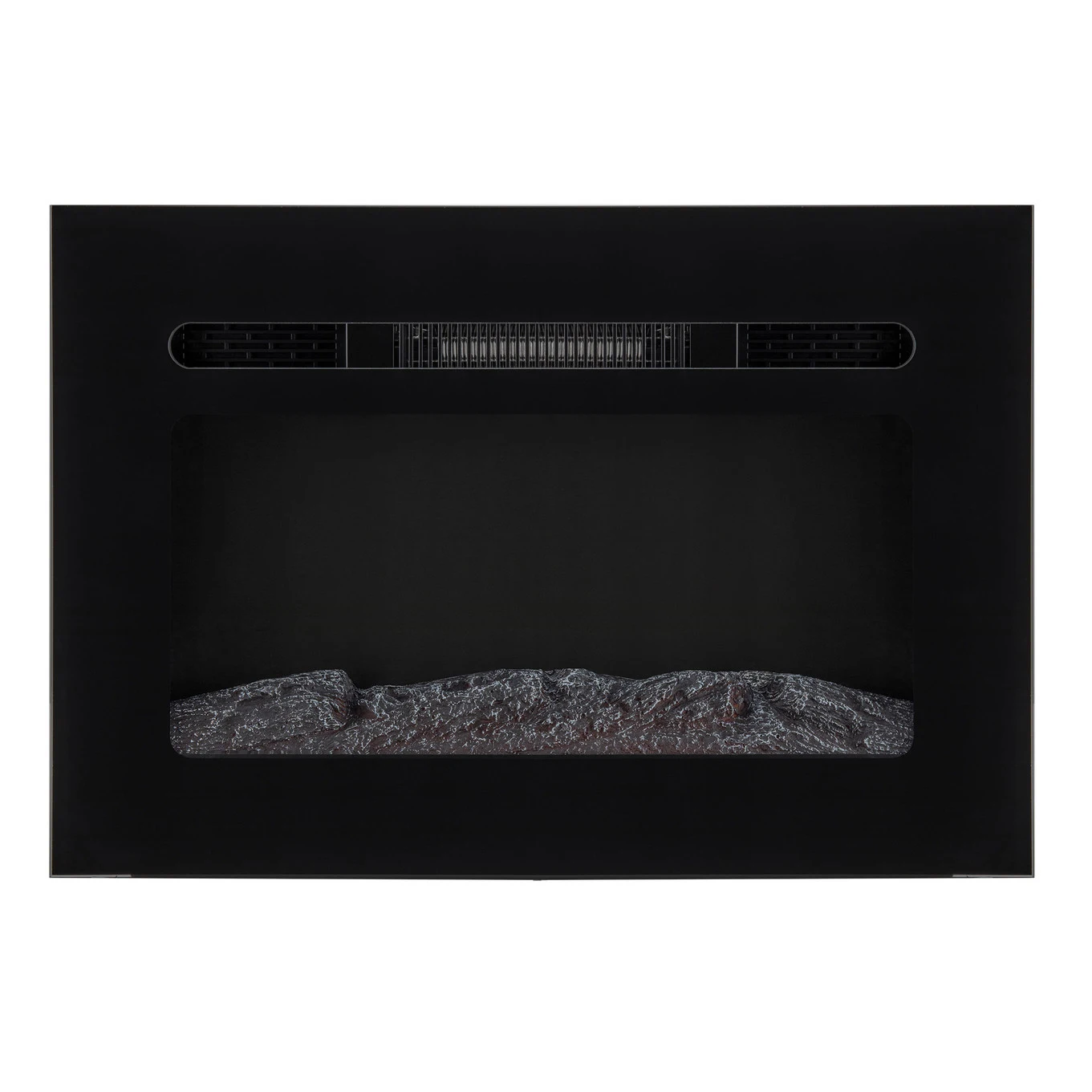 1500W Electric Fireplace for Household Use RV 30-Inch Electronic with Flame Color Settings Log & Crystal Hearth Options