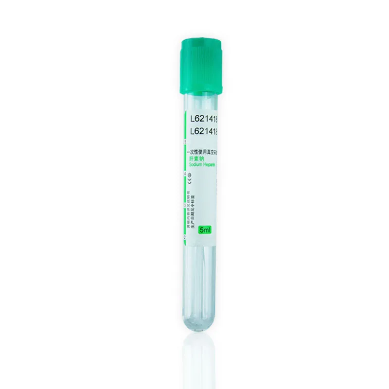 3ml, 4ml, 5ml, 7ml, 10ml gel blood collection lithium heparin tube