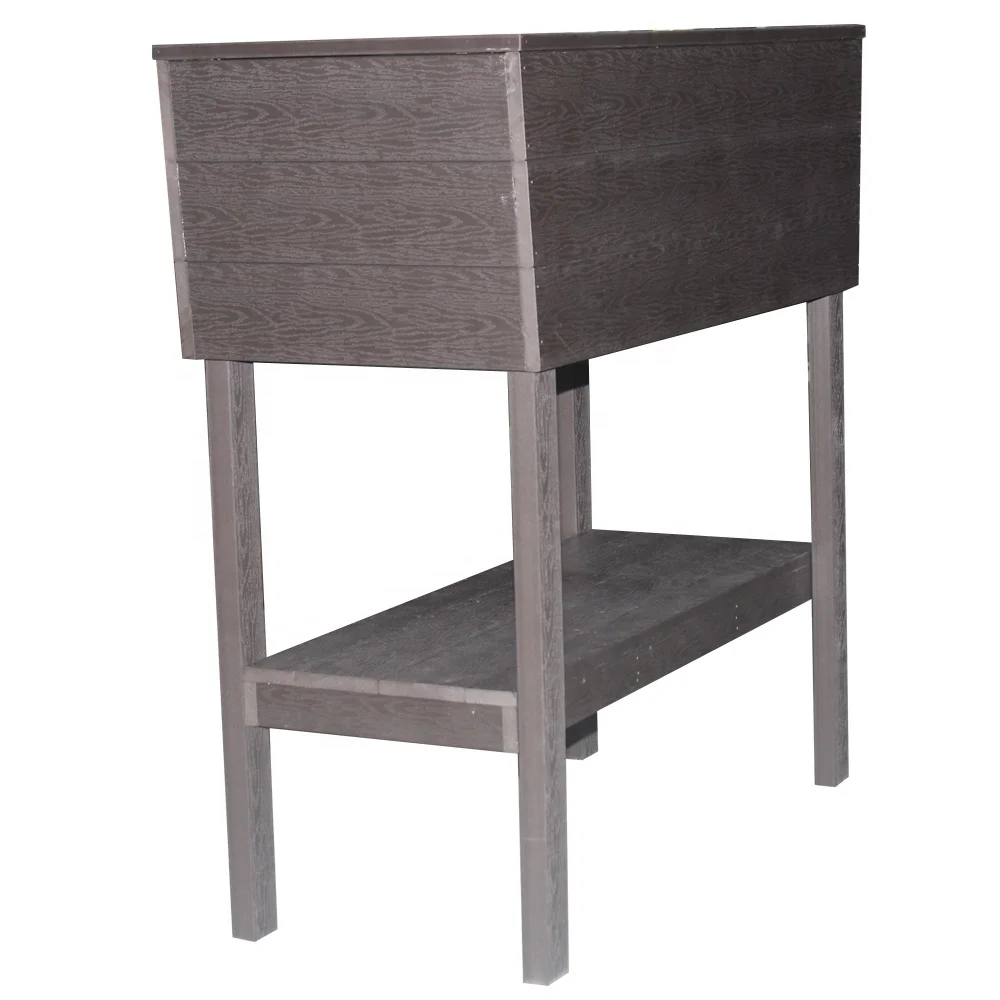 Factory Wholesale Water Proof Fireproof Moisture Proof  Outdoor Pot Wpc Flower Box Wood Plastic Composite