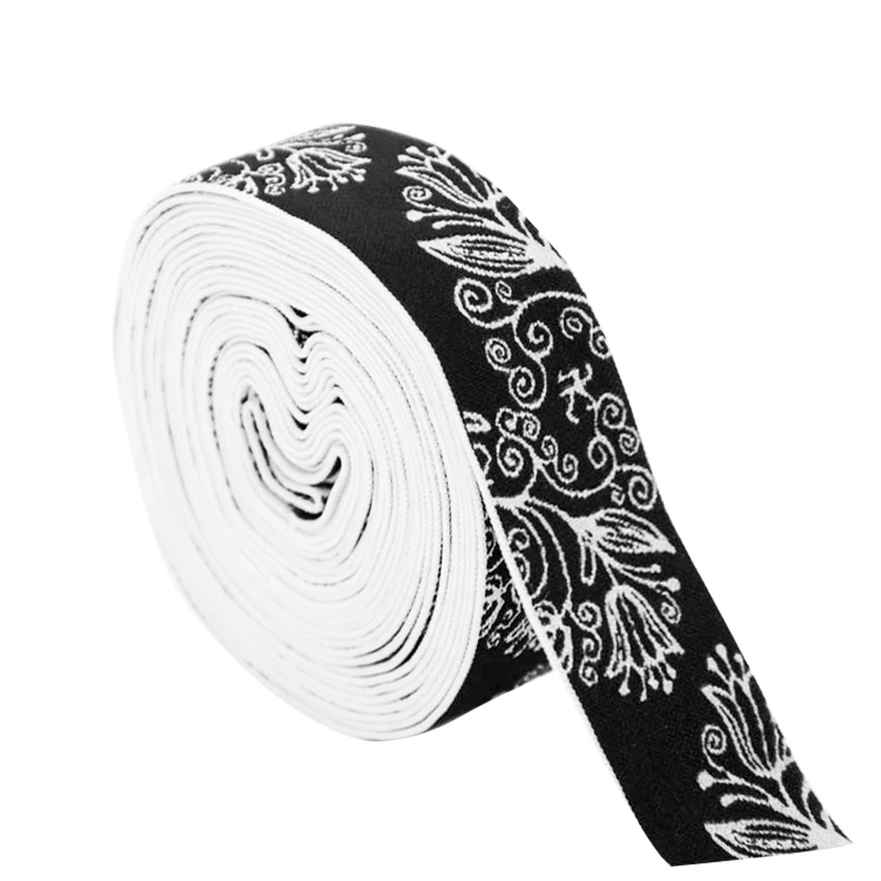 Wedtex Custom Sewing Jacquard Elastic Nylon Polyester Webbing for Bags & Garment & Home Textile