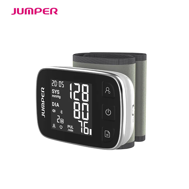 JUMPER HWA21 Bluetooth Household Medical Devices Electronic Sphygmomanometer Digital Bp Wrist Blood Pressure Monitor