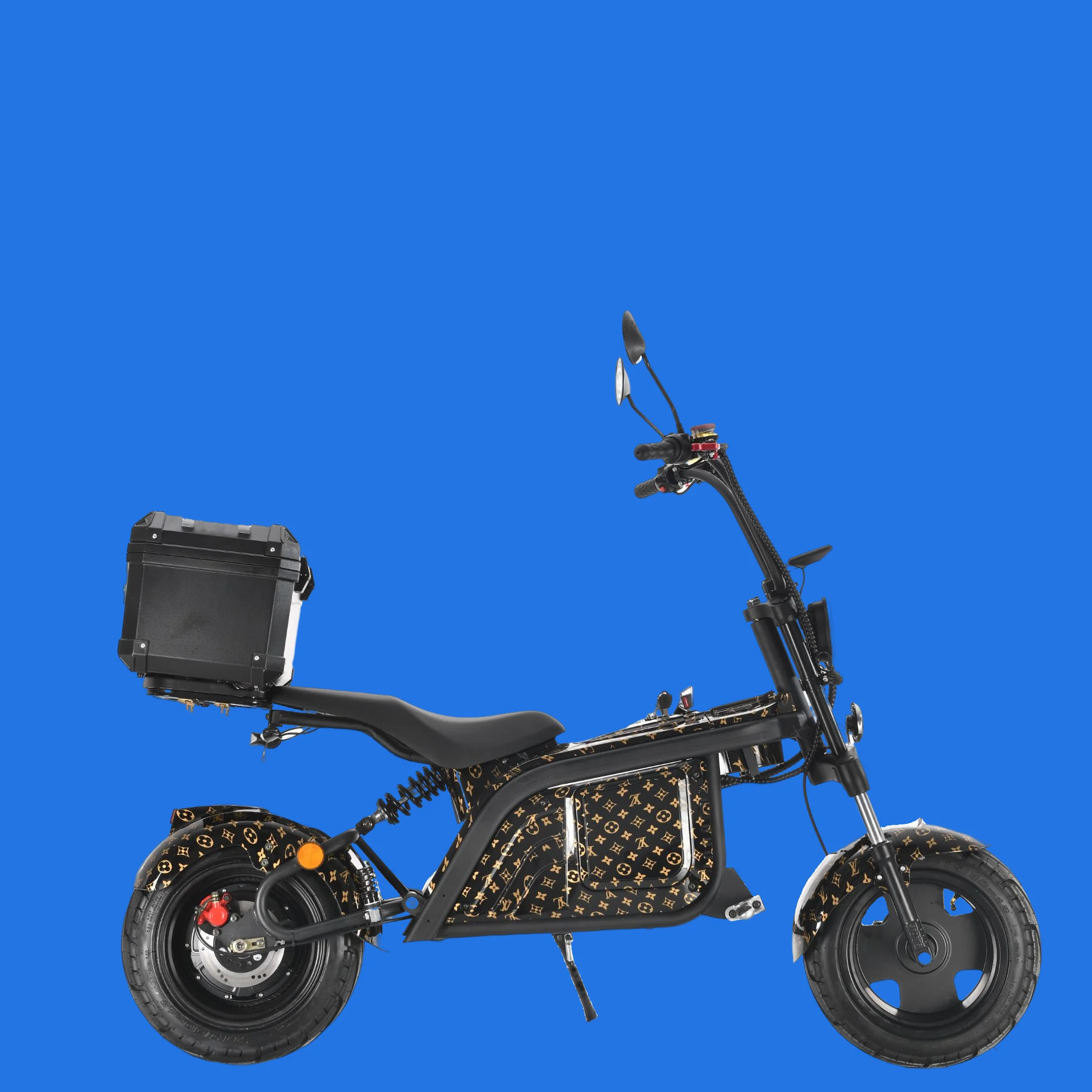 Hulk 2023 New Arrival Moped E-Mark Citycoco Scooter 2000W 20Ah 30Ah EEC COC Electrical Motorcycle