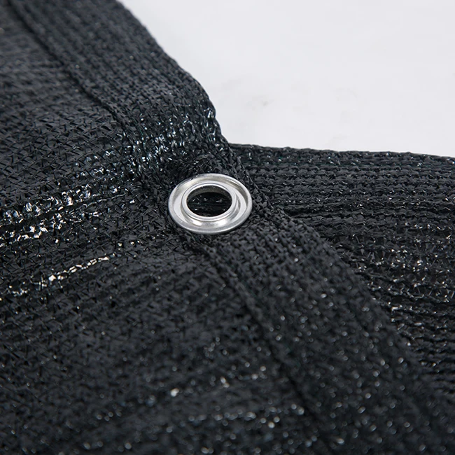 150gsm Sun Shade Net Cloth 100% Hdpe Shade Sails Nets Mesh With Aluminum Grommet
