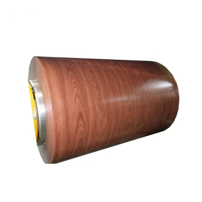 Flower Pattern Color Coated PPGI Coils aluzinc density of galvanized steel coil flower vcm steel sheet