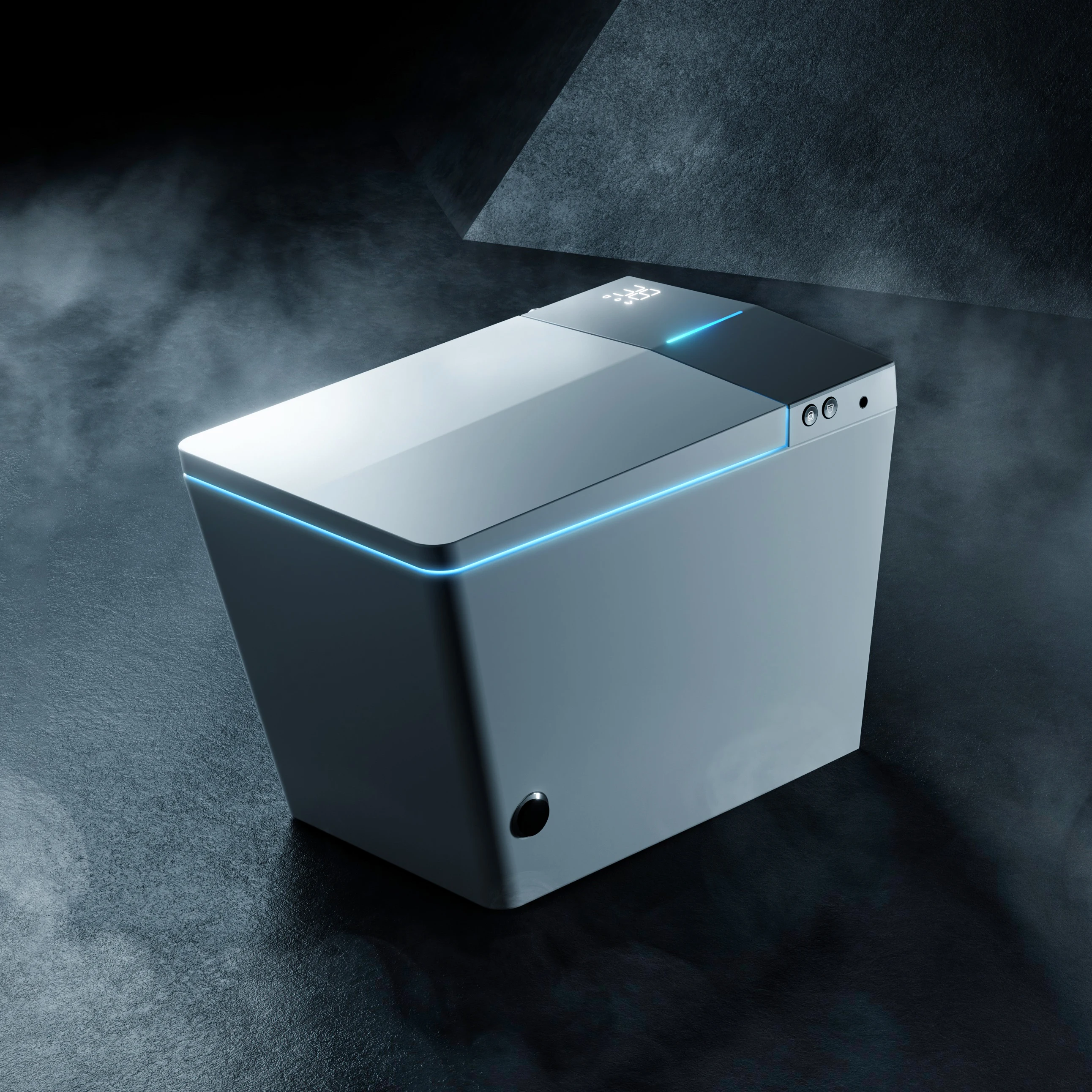 Europe style sanitary wares floor intelligent toilet automatic wc toilets one piece square smart toilet