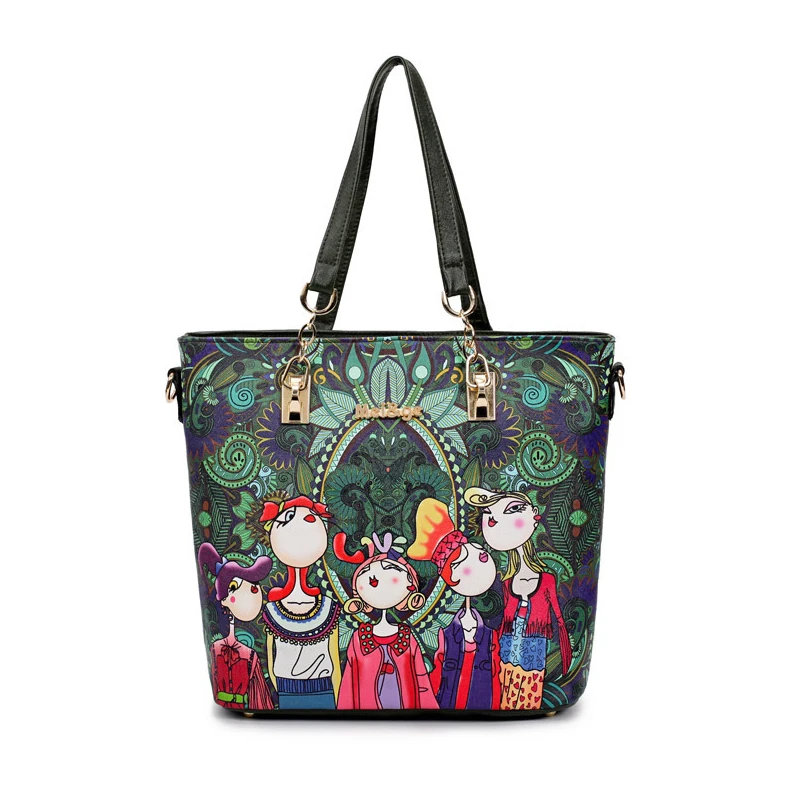 Good Quality Factory Directly Hollow Out Set Custom Velvet Pocketbooks Purse Handbags Luxury Tote Handbag