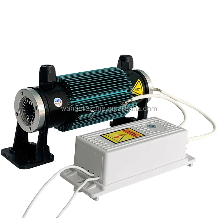Swimming pool water treatment 5g double air cooling quartz tube ozone generator machine parts