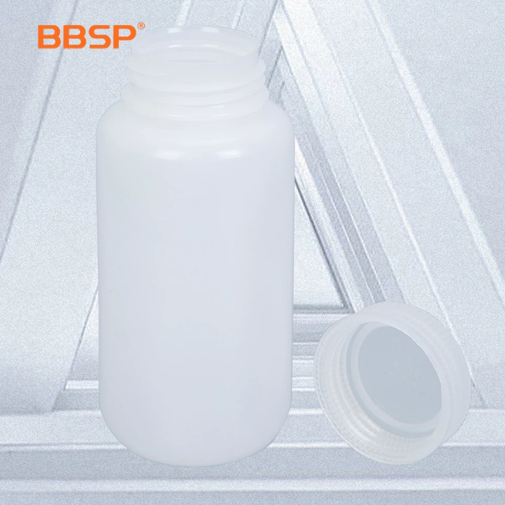 BBSP Factory direct wide mouth bottle laboratory high quality bottle high quality HDPE reagent bottles