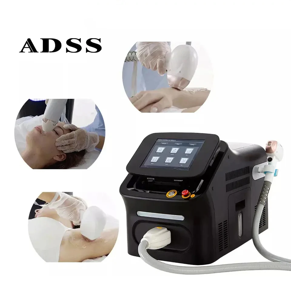 ADSS portable 808nm diode laser hair removal machine machine for estetic spa and clinic