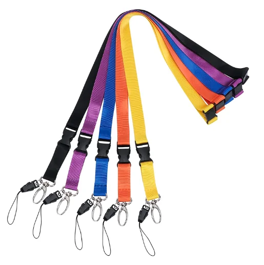 Factory hot sale Bulk cheap printed lanyards ID lanyard with custom logo lanyards