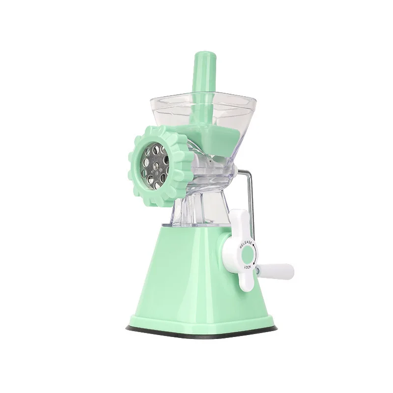 Multifunctional Kitchen Food Chopper Industrial Meat Mincer Meat Grinder Machine Meat Slicer Grater with Handle