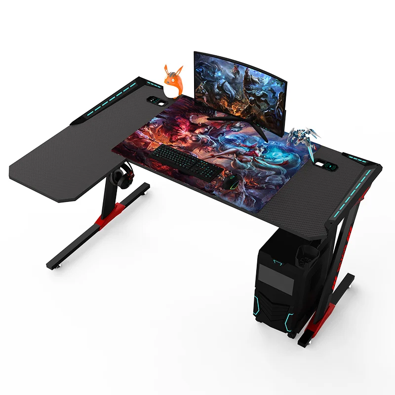 Оптовая продажа с фабрики Новый компьютерный RGB Настольный ПК игровой стол L
