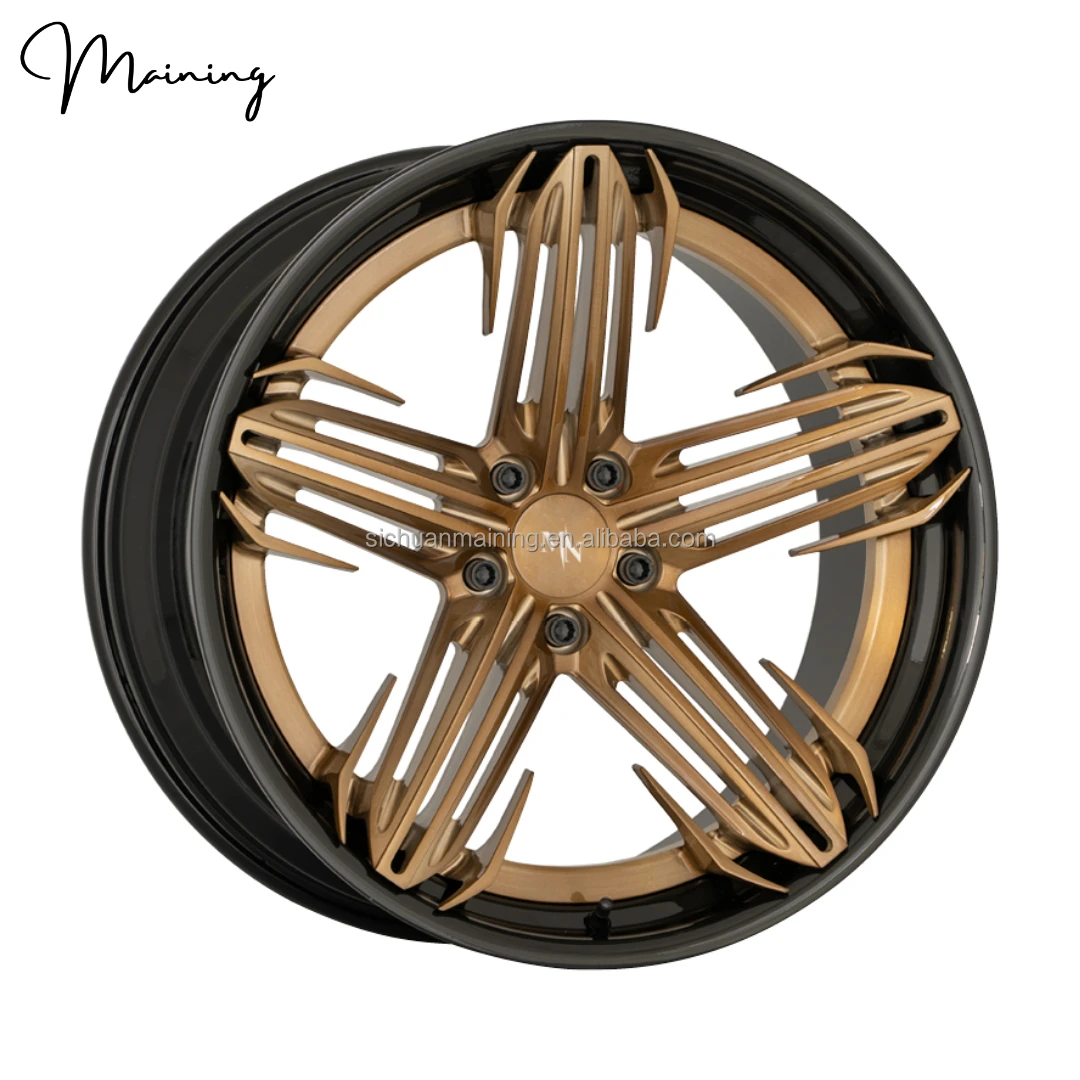 Two Piece Forged Wheel 5x112 Rims For Mercedes Benz GL GLS V Class R350 R550 ML63 GLE63S 4MATIC S550 PLUG IN HYBRID Wheels