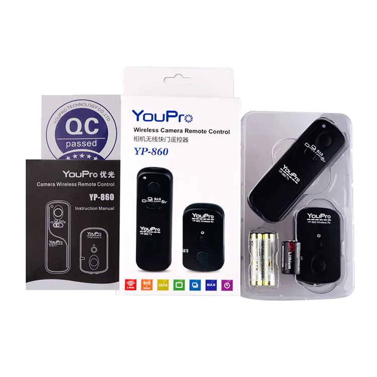 YouPro YP-860/DC0 Wireless Remote Shutter Release for Nikon D810/D800/D700/D300
