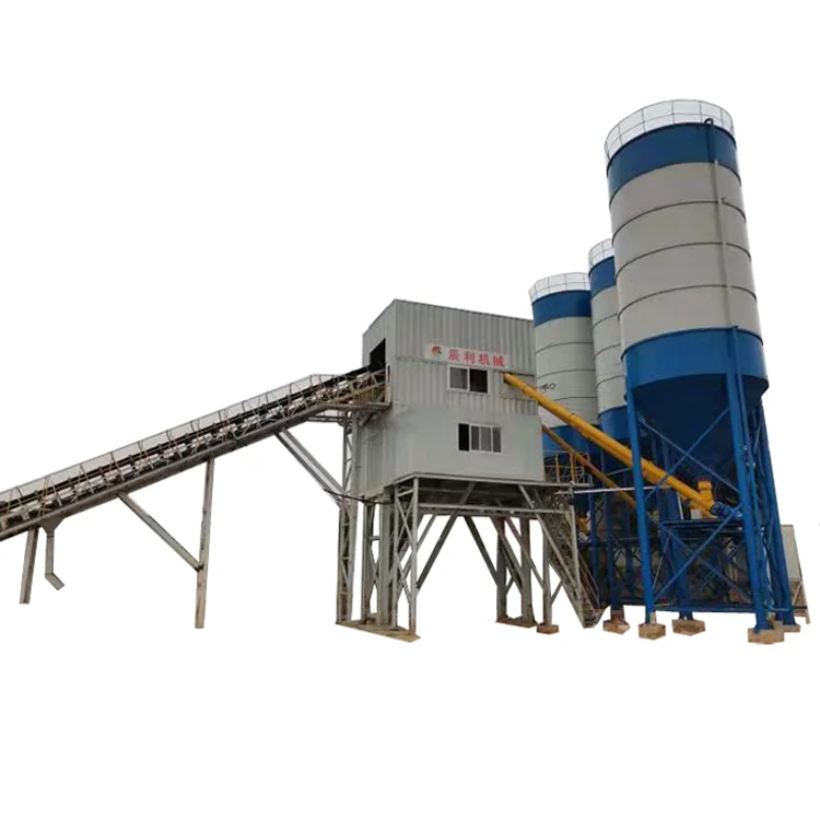 120m3/h Concrete Batching Plant Wet Concrete Dosing System Central Mix Concrete Plant