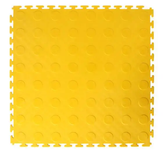 40*40cm*6mm PVC Interlocking Soft Garage Floor Mats Removable Used for Car Beauty Swimming Pool Indoor and Outdoor Anti slip