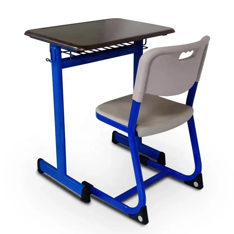 School Furniture Price Suppliers Single School Chairs And Table With Mdf Top For Student Use