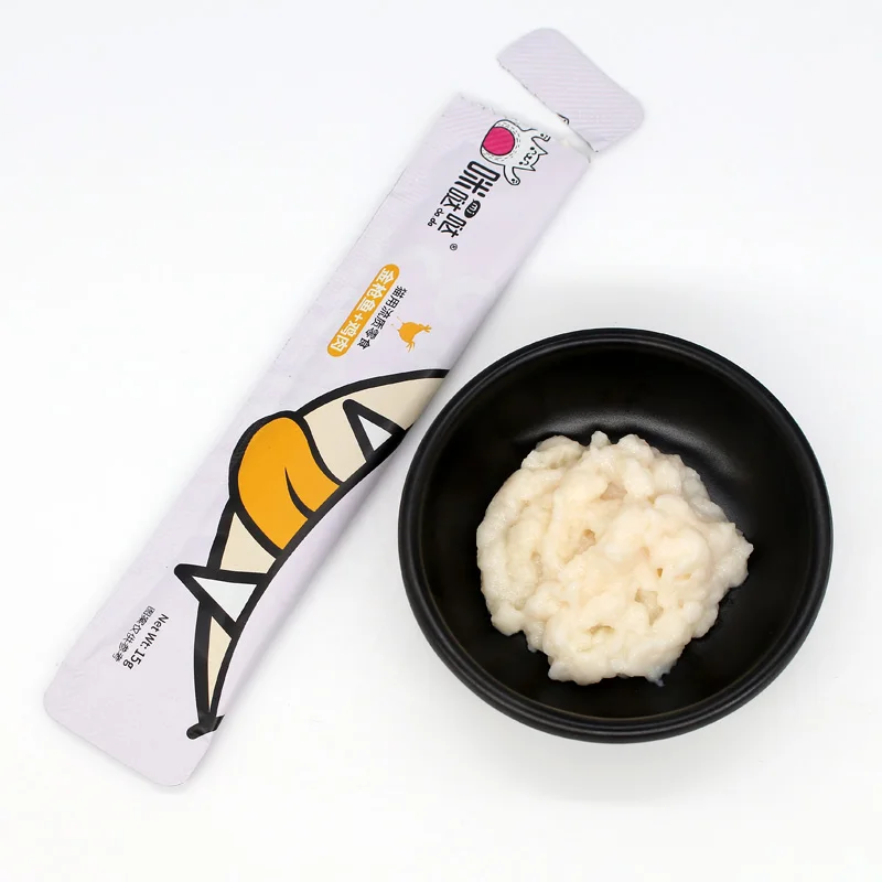 Manufacturer Wholesale 15g High Nutrition Cat Treat Bars Cat Food Wet Cat Liquid Creamy Snack