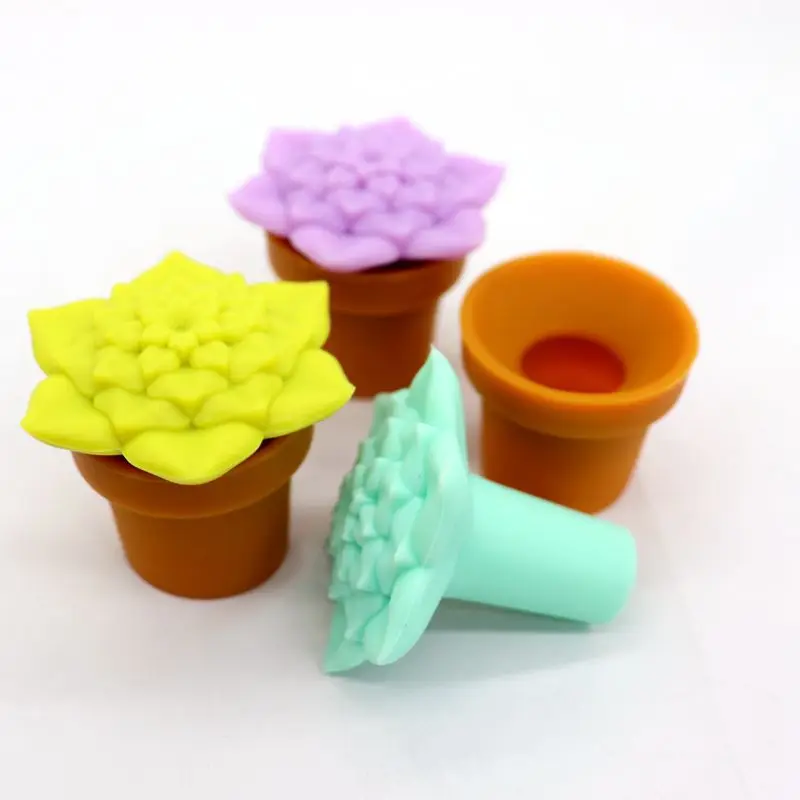 
Food Grade Silicone Bottle Stopper Reusable Funny Custom Silicone Rubber Wine Stopper 