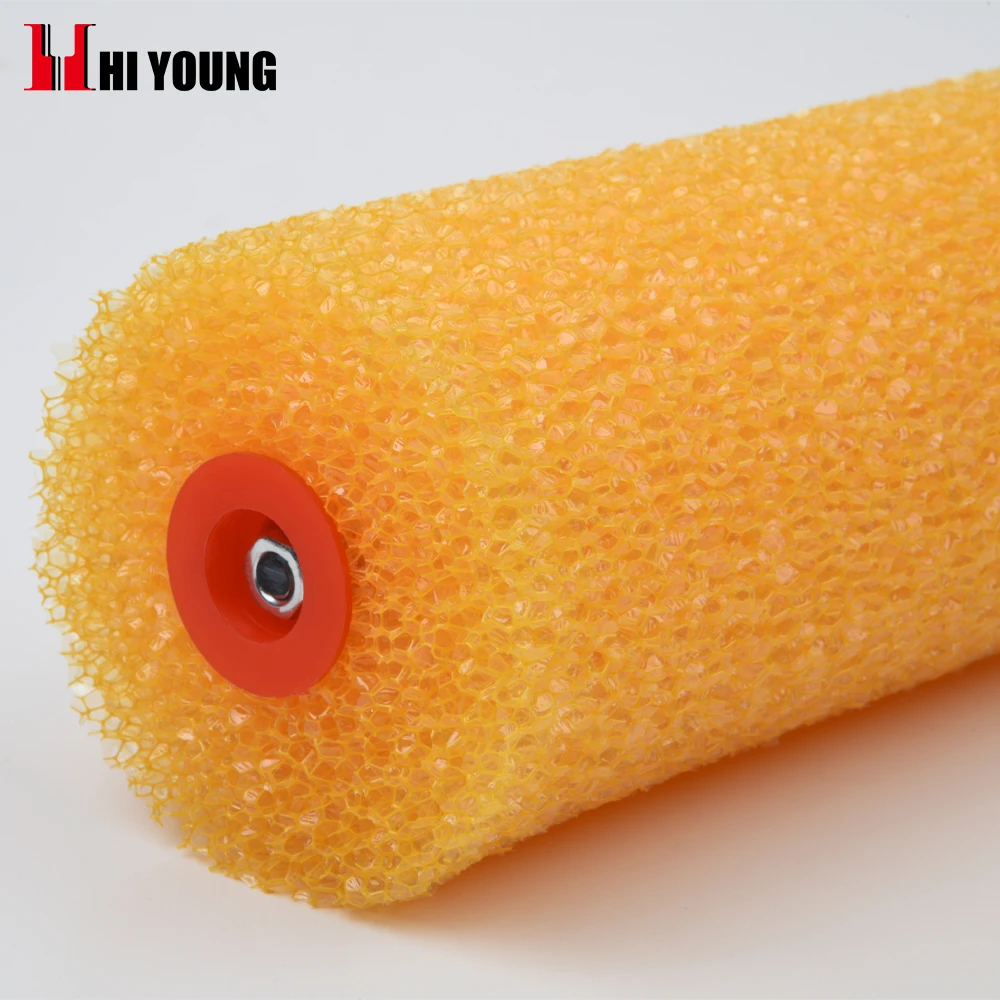 Professional high density polyurethane Texture Sponge Paint Roller Texture Foam Roller For Home Wall Painting