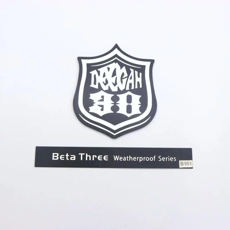 Custom 3D Logo Sandblasting Diamond-cutting Nameplates Metal Plates with Permanent Adhesive for Vehicles Emblem