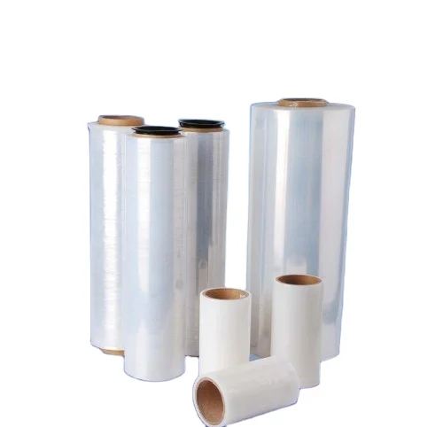 Золотой поставщик jumbo roll pe wrap lldpe прозрачная пластиковая стрейч-пленка для упаковки