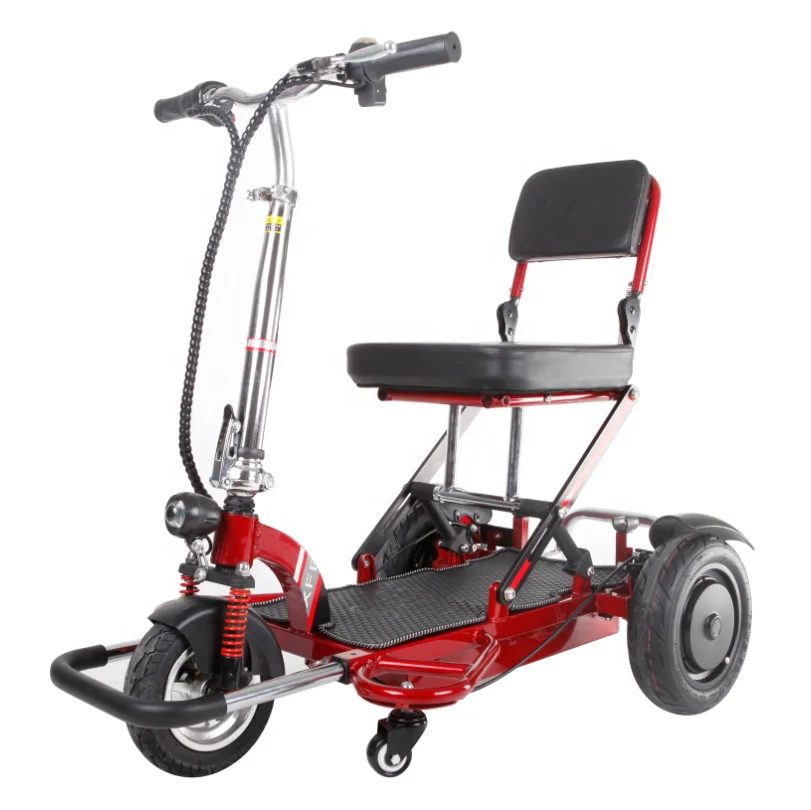
Sport Foldable 3-Wheel Scooter lightweight mobility Handicapped Scooters 