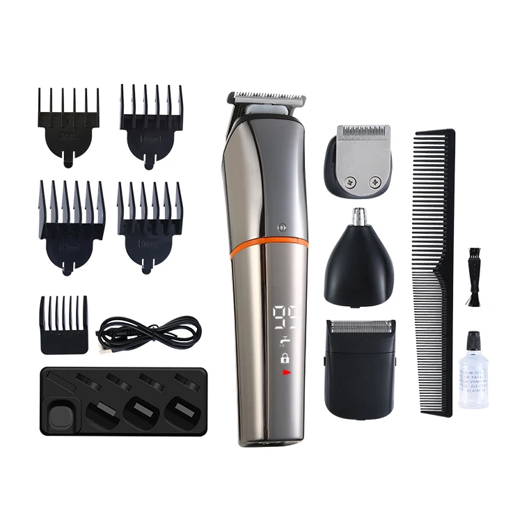Rechargeable Hair Clippers Body hair trimmer set Electric Shaver Men Grooming Kit Barber Machine Set Hair Cutting
