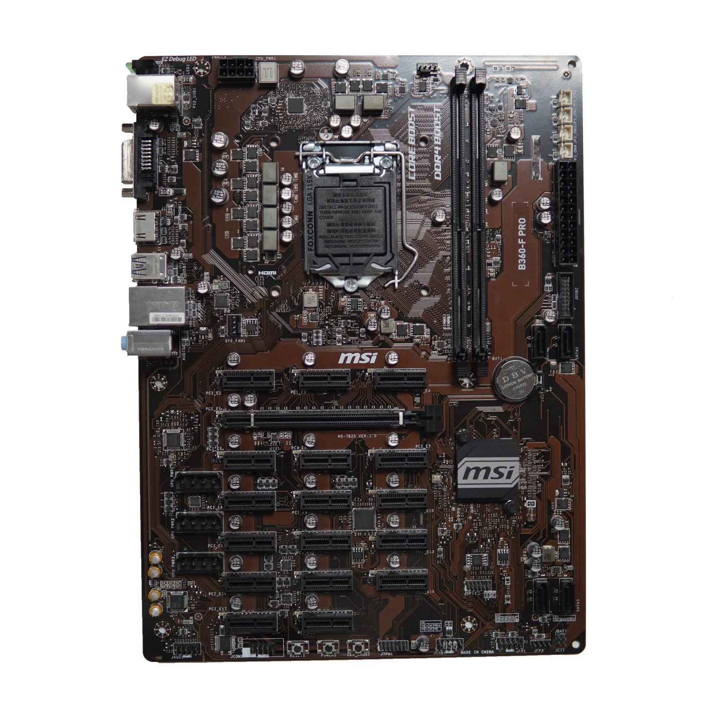 Оптовая продажа LAG 1151 32 Гб материнская плата профессиональная 2 DDR4 DIMM B360-F PRO Материнская плата