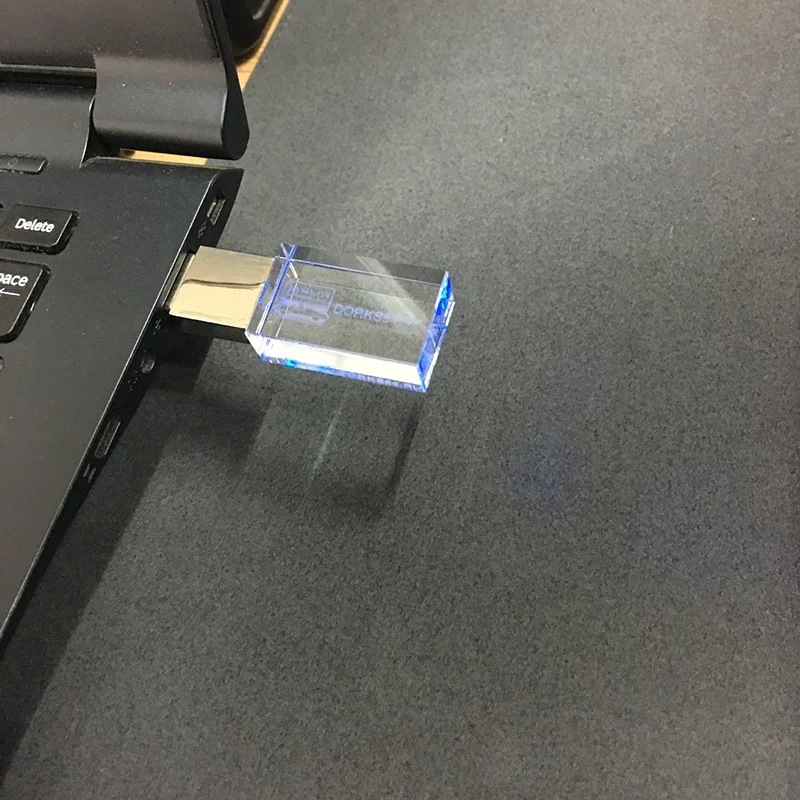 Wholesale Full Capacity Crystal USB Stick 4GB Wedding Gift USB Flash Drives