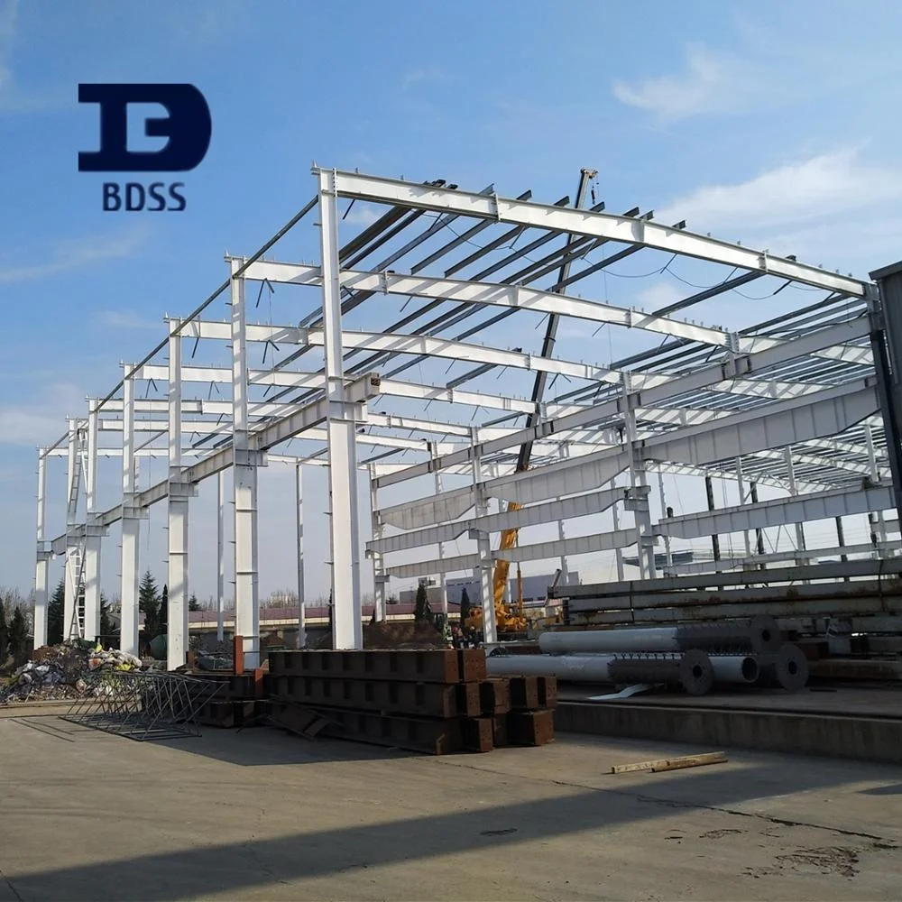 
china steel structure factory building from construction company 