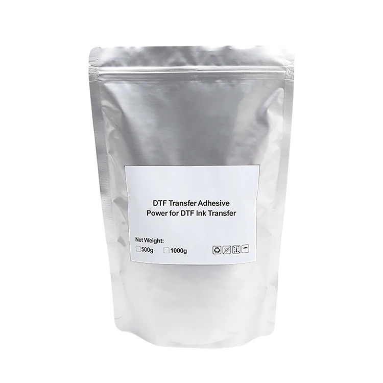 Premium 0-80 Microns Breathable Heating Transfer 500G Adhesive Hot Melt Hotmelt White TPU DTF Powder For DTF Printer Printing