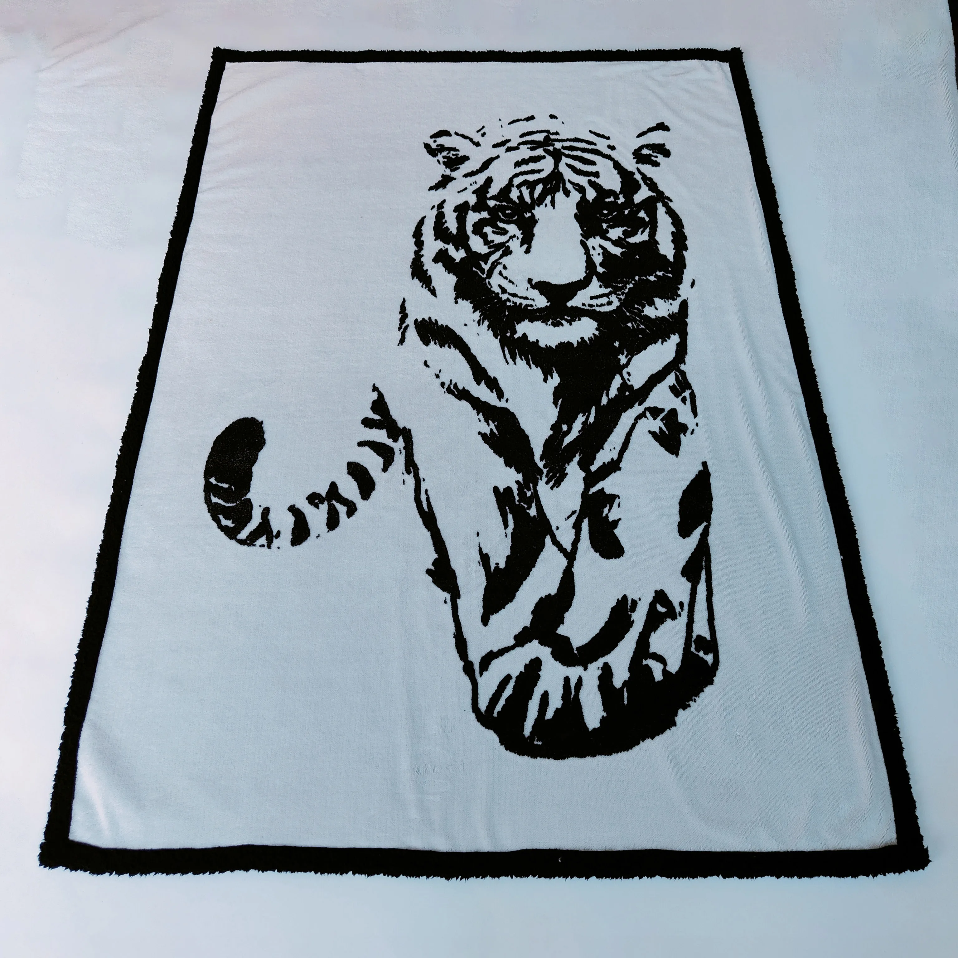 Хит продаж жаккардовое одеяло с узором по индивидуальному заказу 3D катионное красящее в наличии