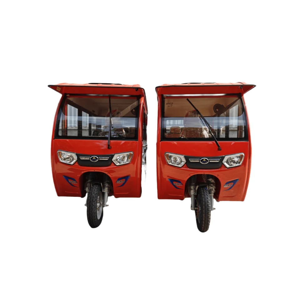 China Electric Tricycle with 4 Passenger Seats 48v-60v Motorized 1000w Power Closed Design