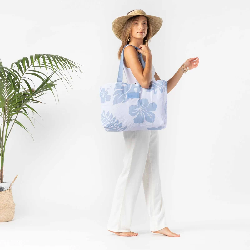 Hawaii Printing Reversible Dupont tyvek Extra Large Custom Tyvek Shopping Bag Coated Tyvek Bags